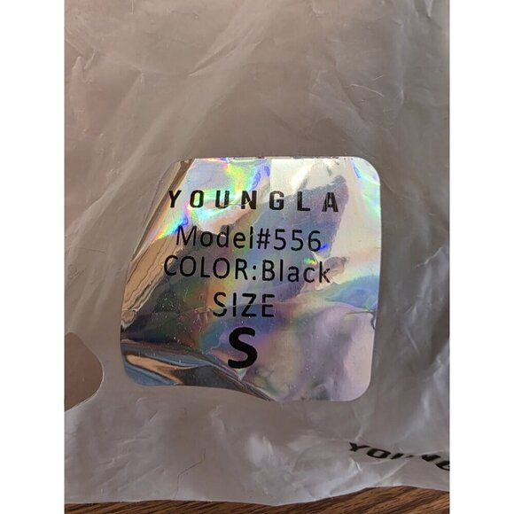 YoungLA Jacket Mens‎ Small Black White Plaid Flannel Shacket Snaps Quilted NWT - Picture 13 of 13